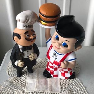 Big Boy & Magic Chef Collectable Banks Vintage